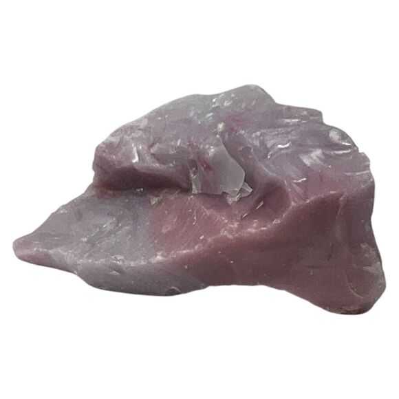 Lavender Pink Swirl Art Glass Cullet Slag Glass #5XL4 - Picture 5 of 6